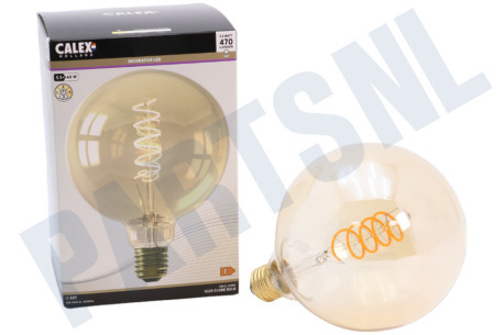 Calex  1001003500 Globe LED G125 Goud Flex Filament E27 5,5W