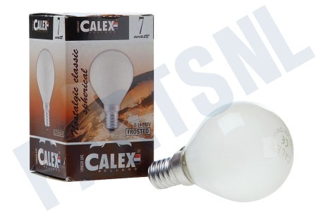 Calex  407602 Calex Kogel-nacht lamp 240V 10W 50lm E14 mat