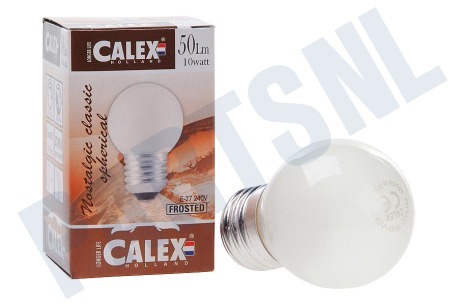 Calex  408502 Calex Kogel-nacht lamp 240V 10W 50lm E27 mat