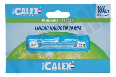 Calex  509112 Calex Spaar Halogeenlamp 230V 100W(130W) R7s 8x78mm