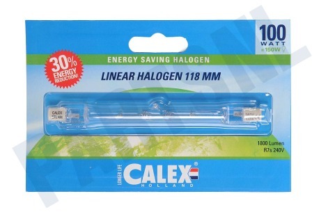 Calex  509122 Calex Spaar Halogeenlamp 230V 100W(130W) R7s 8x118mm