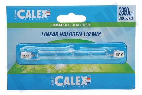 Calex  509130 Calex Spaar Halogeenlamp 230V 200W(256W) R7s 10x118mm