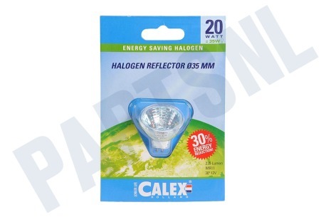 Calex  509720 Calex Spaar Halogeenlamp MR11 12V 20W(24W) GU4 35mm
