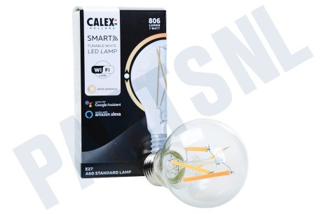 Calex  Smart LED Filament Clear Standaardlamp E27 Dimbaar