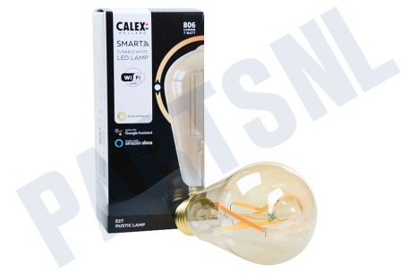 Calex  Smart LED Filament Rustic Gold-lamp E27 Dimbaar