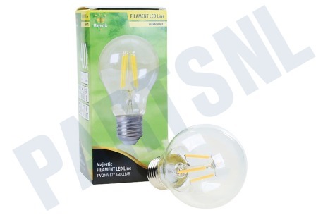 MAJESTIC  960466 Majestic LED Volglas Filament Lamp 4W E27 Helder