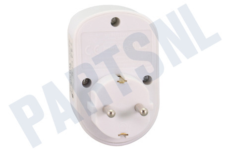 Q-Link  Stekker Doorvoerstekker met 2 x USB