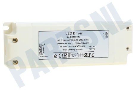 Tradim  Tradim 12V dimbare LED driver 48W
