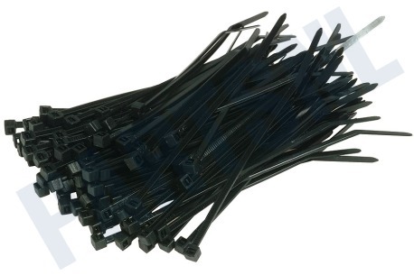 Elektra  Bundelbandjes 100x2,5 mm zwart