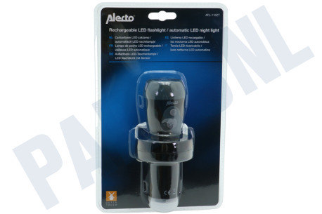 Alecto  ATL-110ZT Oplaadbare LED Zaklamp zwart