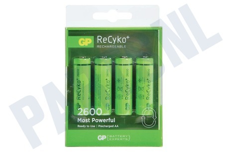 GP  LR6 ReCyko+ AA 2600 - 4 oplaadbare batterijen