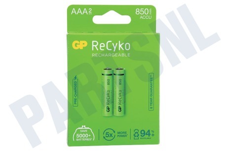 GP  LR03 ReCyko+ AAA 850 - 2 oplaadbare batterijen