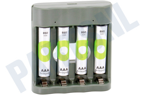 GP  B441 USB Batterijlader Recyko 4x AAA 850mAh