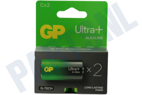 GP  LR14 C batterij GP Alkaline Ultra Plus 1,5V 2 stuks