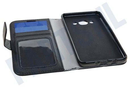 Samsung  Book Case Met creditcard sleuven. Zwart