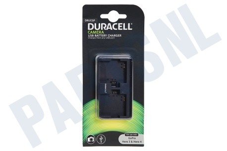 Duracell  DRUCGP USB Batterijlader GoPro Hero 3, Hero 4