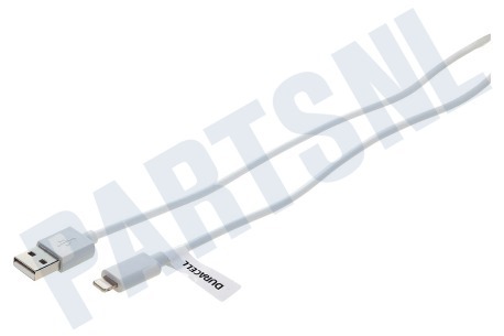 Duracell  USB5022W USB kabel Apple 8-pin Lightning connector 200cm Wit