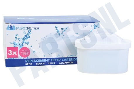 Universeel  Waterfilter Filterpatroon 3-pack