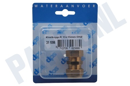 Dps  Knelkoppeling recht 15 x 15mm