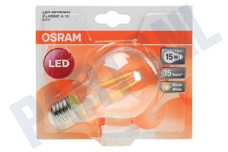 Osram  LED Retrofit Classic A15 Helder 1,2W E27 136lm 2700K