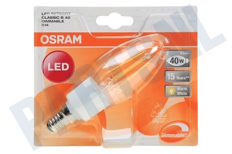 Osram  LED Retrofit Classic B40 Helder Dimbaar 4W E14 470lm 270
