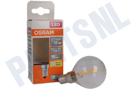 Osram  LED Retrofit Classic P15 E14 1,5W Helder