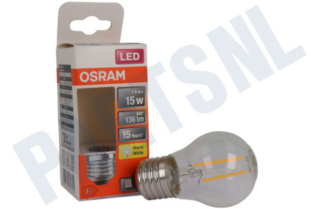 Osram  LED Retrofit Classic P15 E27 1,5W Helder