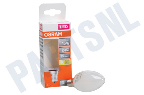 Osram  LED Retrofit Kaarslamp Classic B15 E14 1,5W Mat