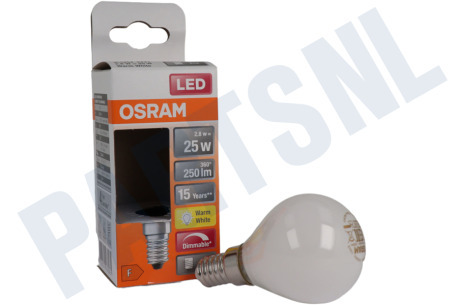 Osram  LED Retrofit Classic P25 Dimbaar E14 2,8W Mat