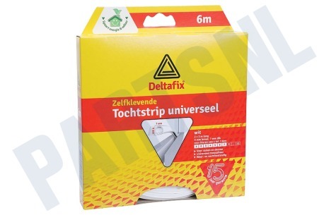 Deltafix  Tochtstrip Universeel Wit 9mm