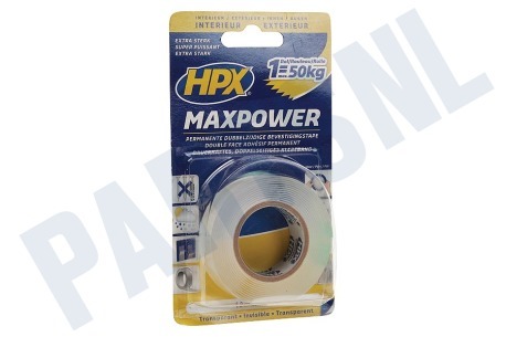 Universeel  HT1902 MaxPower Transparant 19mm x 2m