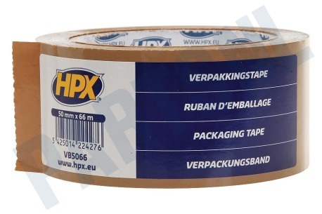 HPX  VB5066 Verpakkingstape Bruin 50mm x 66m