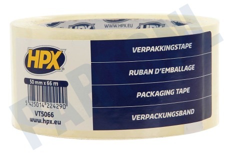 HPX  VT5066 Verpakkingstape Transparant 50mm x 66m