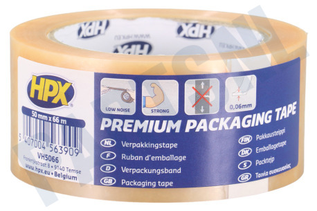 HPX  VH5066 Verpakkingstape Premium 50mm x 66m