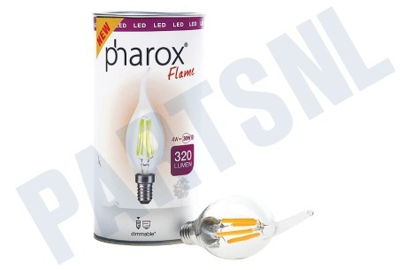 Pharox  Ledlamp LED Decotip Kaarslamp Flame Dimbaar