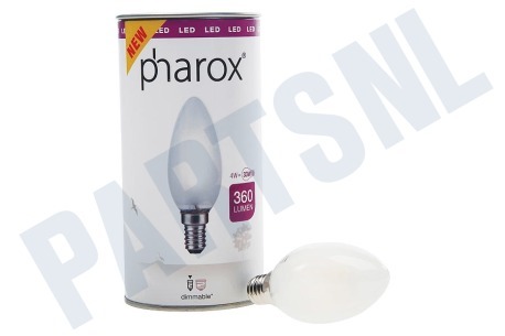 Pharox  Pharox LED Kaarslamp Mat E14 4W 360Lm 2700K