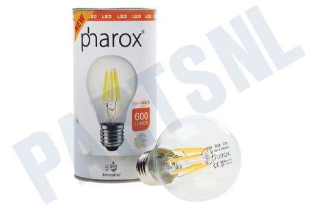 Pharox  Pharox LED Standaardlamp Helder E27 6W 600Lm 2700K