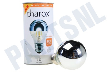 Pharox  Ledlamp LED Standaardlamp A60 Kopspiegel Dimbaar