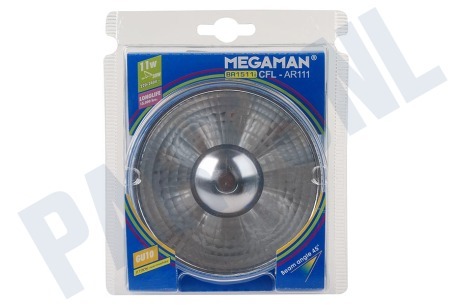 Megaman  Spaarlamp 11W=50W GU10 220-240V