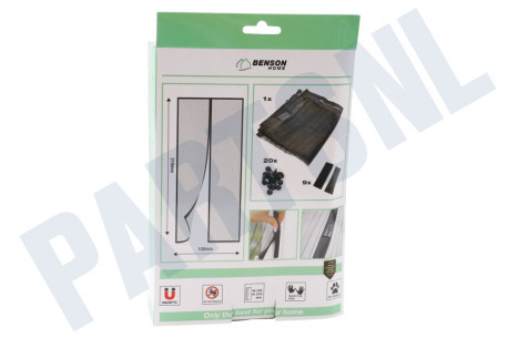 Benson  Ongedierteverjager Hordeur, Vliegengordijn Magnetisch