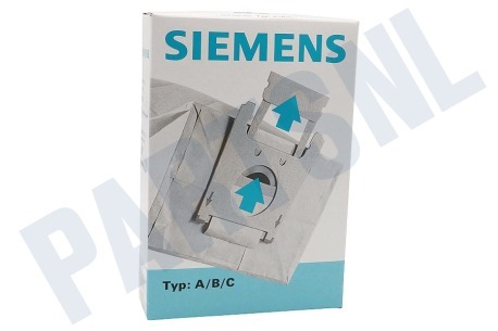 Siemens Stofzuiger 461409, 00461409 Stofzuigerzak Type A/B/C