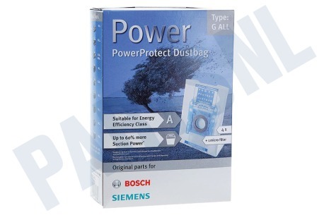Siemens Stofzuiger 576863, 00576863 PowerProtect Dustbag