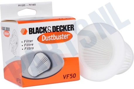 Black & Decker Stofzuiger VF50-XJ Filter Kruimeldief