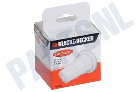 Black & Decker Stofzuiger VF70-XJ Filter Kruimeldief