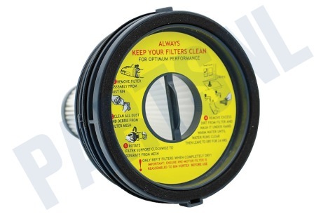 Hoover Stofzuiger S117 Wasbaar HEPA Filter