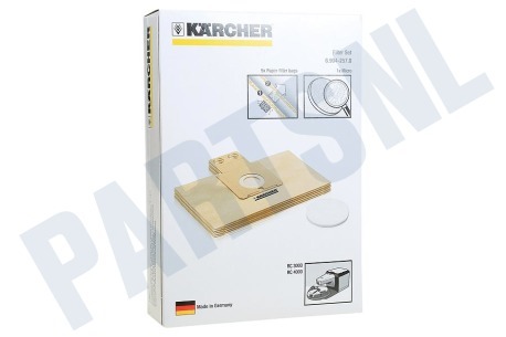 Kärcher Stofzuiger 6.904-257.0 Stofzakken Robo Cleaner + microfilter, 5 stuks