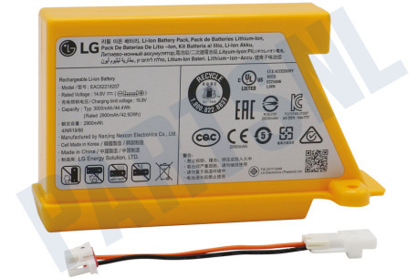 LG Stofzuiger Accu Oplaadbare batterij, Lithium Ion