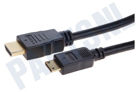 Hyundai  HDMI 1.4 Kabel Full HDMI naar Mini HDMI