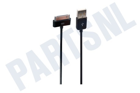 Spez  USB Kabel Apple Dock connector, Zwart, 300cm