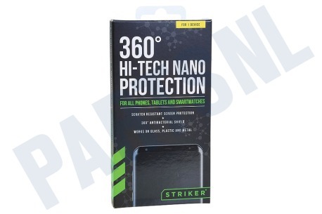 Universeel  HTNPROT1001 Screen Protector 360 High Tech Nano Protection
